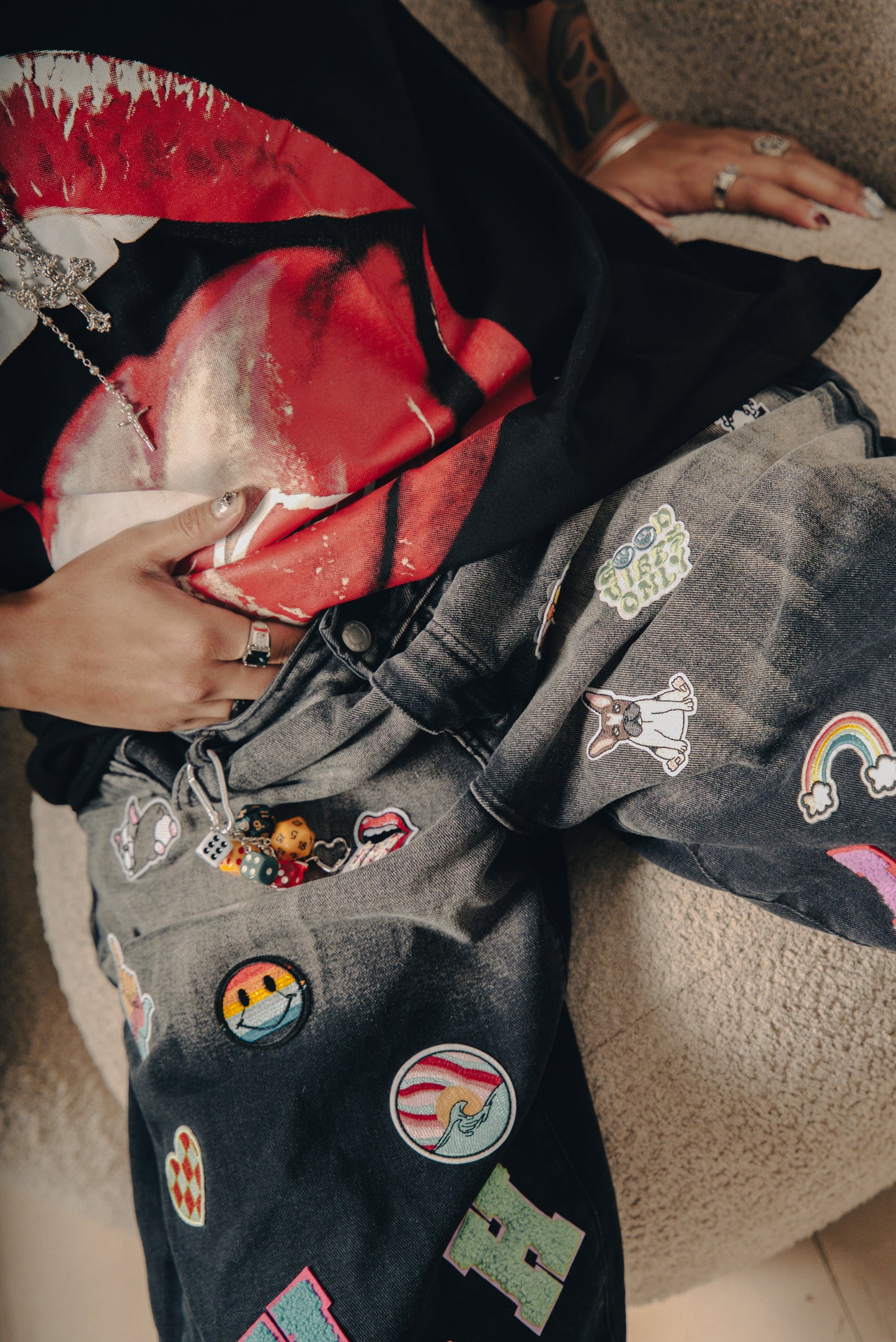 Retro 1 of None Patchwork Jorts